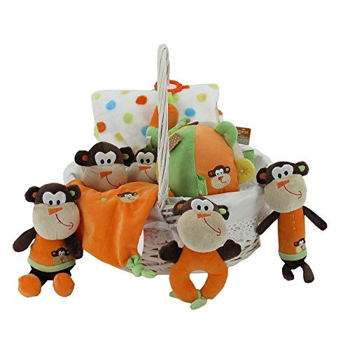 Canastilla para Bebés Monito Mediana