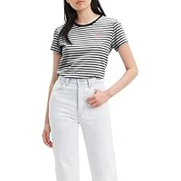 Levi's Perfect Tee T-Shirt, Raita Stripe Caviar, XXL Femmes