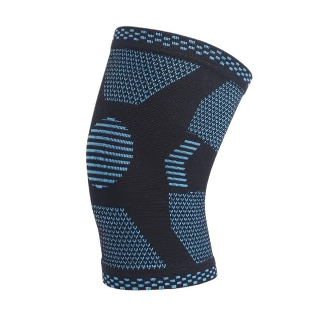 Rodilleras Un Par De Rodilleras Unisex Rodilleras De Compresión For Hacer Ejercicio Y Correr Rodilleras Elasticidad(Blue,S)