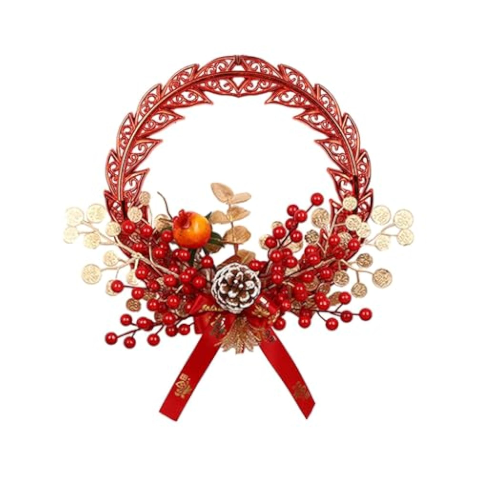 Chinese New Year Hanging Decoration with Artificial Berries