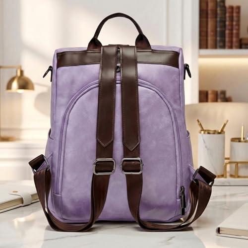 Image of VISMIINTREND Backpack for Women | Stylish Vegan Leather Backpack Bags for Women | College Bag for Girls | Office, Travel & Daily Use