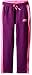 Skechers Big Girls' Relaxed Fit Heathered French Terry Pant, Plum Purple, L