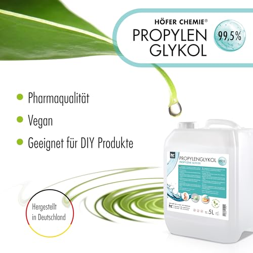 Propylenglykol Höfer Chemie 5 Liter 99,5% Lebensmittelqualität