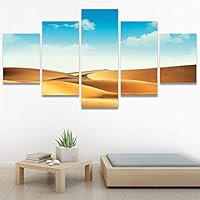 SIGNWIN 5 Panel Canvas Wall Art Modern Art Forest Multicolor Photography Relax/Calm Romantics Scenic for Home Decorations Ready to Hang - 60