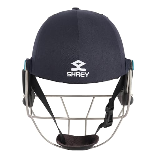 Image of Shrey Master Class Air 2.0 Stainless Steel Batting Cricket Helmet for Men's (Navy, XL)