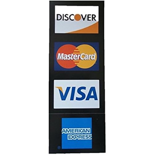 Visa/MasterCard/American Express/Discover Decal