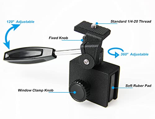 Car Window Mount For Spotting Scope Adjustable Vehicle Window Mount Clamp For Monocular Binocular Telescope Cameral #TOP1