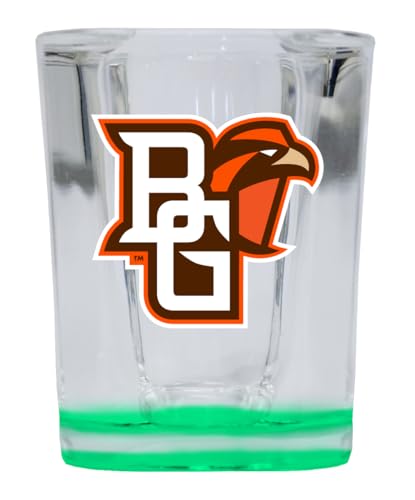 Vaso shot cuadrado base verde 2 oz oficial