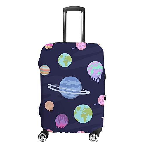 Housse de bagage espace en polyester élastique lavable pour valise de voyage