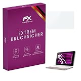 atFoliX Glasfolie kompatibel mit Asus Transformer Book T101 Bildschirmfolie, 9H Hybrid-Glass FX Schutzpanzer Folie