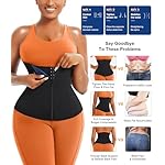 TrainingGirl Waist Trainer for Women Lower Belly Waist Trimmer Corset Tummy Wrap Workout Sweat Belt Band Sports Sauna Suit - Image 4