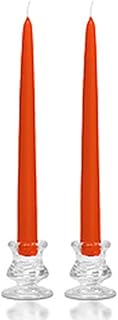 12 Inch Burnt Orange Taper Candles