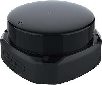 Seeed Studio RPLiDAR S2 Low Cost 360 Degree DTOF Laser Range Scanner, Lidar Scanner with 30 Meter Radius Ranging Distance, and 0.12 Angle Resolution, IP65-Rated for Indoor/Outdoor Use.