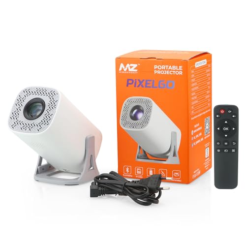 Image of MZ TP1 (MINI Projector) with Bluetooth & Multiple Input Option, 180 Rotatable 1GB RAM & 8GB ROM LCD Portable Projector