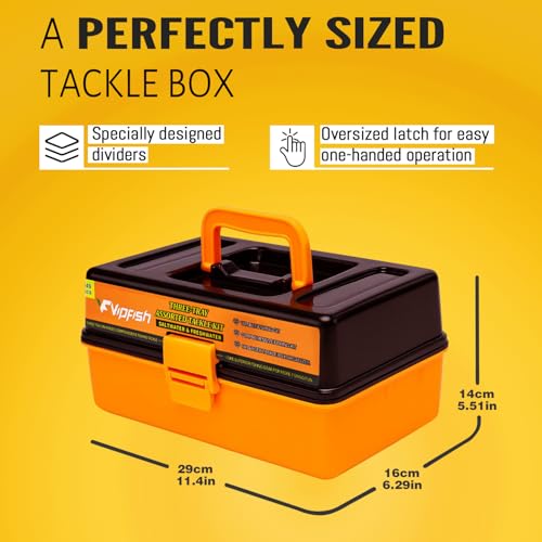 Image of 448-Pcs Fishing Lures Kit - Complete Large 3-Layer Tackle Box Set with Hooks, Weights, Bobbers, Pliers, Rigs, Leaders & Accessories for Men, Kids, Beginners, Gear gift choice for Fathers Day