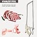 KATA Bone Meat Saw for Butchering: 20-Inch HackSaw Butcher Saw for Deer-Meat & Bone Cutting with SK5 Blade - Handsaws for Butchering at Home, Meat Processing, Processed Livestock and Game