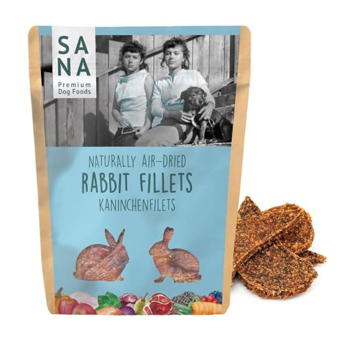 I Filets 100 % séchés à l&rsquo;air I Différentes variétés et tailles (1 x 100 g, filets de lapin)