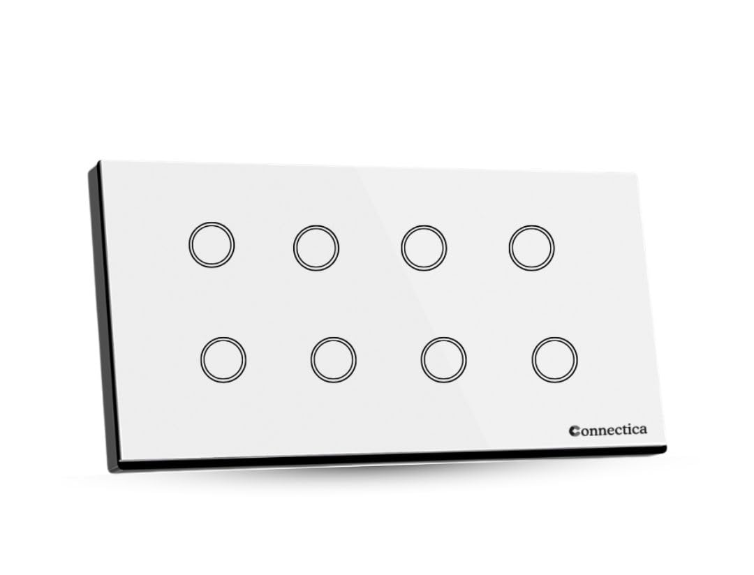 Connectica 8 Gang Smart Switch, Multi-Channel Digital Light Control Panel, Smart Home Automation System-image-19