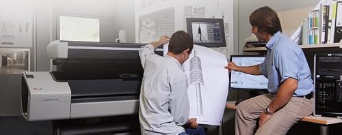 HP Wide Format Bright White Inkjet Paper 24 in x 150 ft 4.7 mil - 90 g/m² (24 lbs) 2\" Core - 2 Roll Bundle CI860A