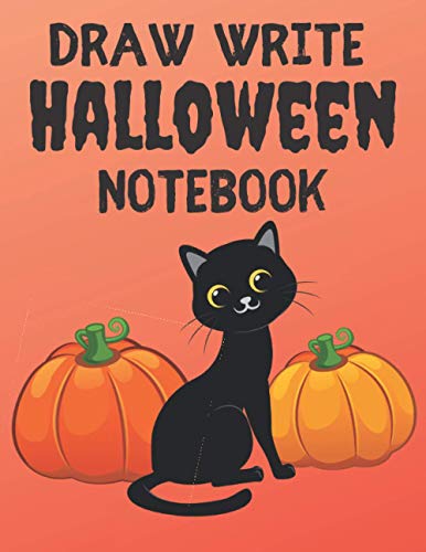 Draw Write Halloween Notebook for Kids Ages 5-8: My Spooky Halloween Stories for Kids Ages 5-8 | Creative Writing Journal | Halloween Lined Journal with Picture Story Space image 2