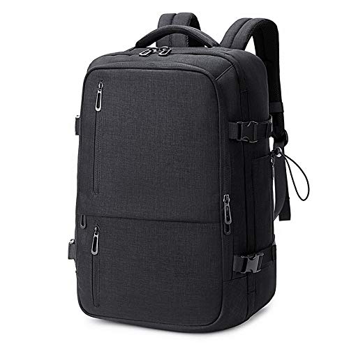 Preisvergleich Produktbild Herren-Business-Rucksack, Computer-Tasche, lässiger Rucksack, wasserdicht, Outdoor-Reisetasche, Schwarz (Schwarz) - YGBB200311223