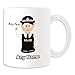 Produktbild Personalisiertes Geschenk  Police Constable/Sergeant/(Chief) Inspector Tasse (Police Design Thema, weiß)  alle Nachricht/Name auf Ihre einzigartige Kompressionsshirt  PC Sgt. INSP AZU CID DS  Braun/Brunette Haar Polizistin Hat Cap 1  Detektiv