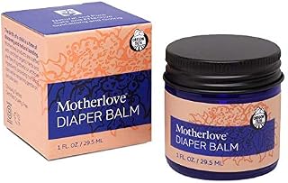 Motherlove Diaper Balm (1 oz.) Cloth Diaper Safe Herbal Ointment – Free of