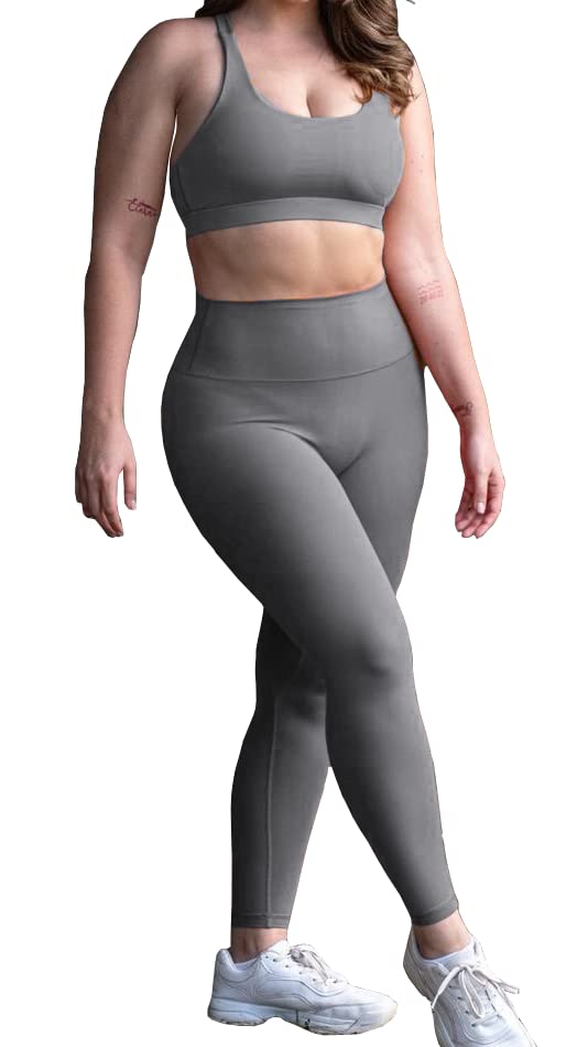 Mallas elásticas suaves Dream Gear leggings de cintura alta opacos sin costuras para mujer