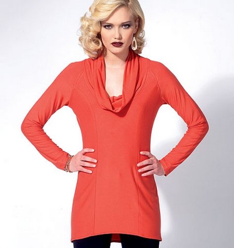 Vogue Patterns V8831 Haut et Tunique Coupe Fluide Flatteuse Tailles E5 - 4