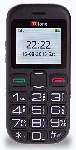TTfone Jupiter 2 Big Button Pay As You Go Easy Simple Mobile Phone for The Elderly with SOS Emergency Button (Vodafone PAYG)