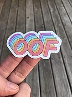 Algopix Similar Product 18 - OOF Sticker Laptop Sticker Water