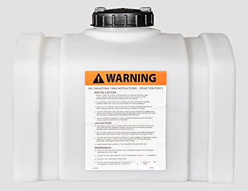 RomoTech 82123889 Polyethylene Domed Reservoir Water Tank, 16 gallon, Made In The USA Poly Tank For Water and Non-Flammable Liquids, Rust and Corrosion Proof