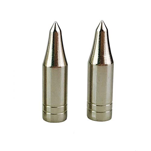 Zshjgjr 24Pcs Archery Arrow Field Points Glue On Target Practic Arrowheads 80 Grain Replacement Arrow Tips Id 8Mm For Wood Bamboo Fiberglass Arrows (Sliver) #TOP5