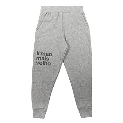 Calça Moletom Confortável Irmão Mais Velho 6 anos