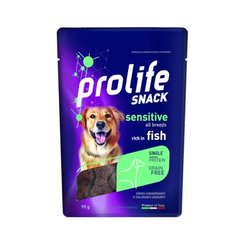 Prolife Dog Snack Sensitive GrainFree Monoproteico gr.90 (All Breeds, Salmone)