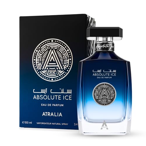 Atralia Absolute Ice woda perfumowana w sprayu, 100 ml, świeży aromat z bergamotką, tymiankiem, anyżem, geranium, lawendą, kwiatem pomarańczy i białym piżmem