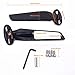 Modified Motorcycle Rearview Mirror,1 Pair Adjustable Rotating Side Mirrors,Wide Viewing Angle Wing Rearview Mirrors for Ninja 300 400 650 ZX6R CBR1000RR