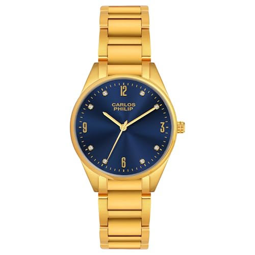 Image of Carlos Philip Majesta Series Premium Luxury Analog Watch | Heritage-Inspired Design | Stainless Steel Build | Exclusive Dial Colors | Japanese Quartz Movement
