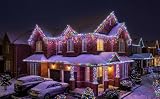 JnDee Multi-Colour Fairy Lights 300 LEDs 30M, 8 Modes Timer Memory Function, 31V Low Voltage Green Wire Christmas String Lights, IP44 Waterproof Indoor Outdoor, 10M Extension Lead, UK Plug