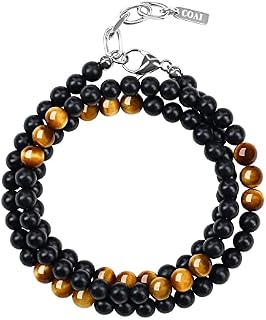 COAI Adjustable Stone Beaded Wrap Bracelet Necklace