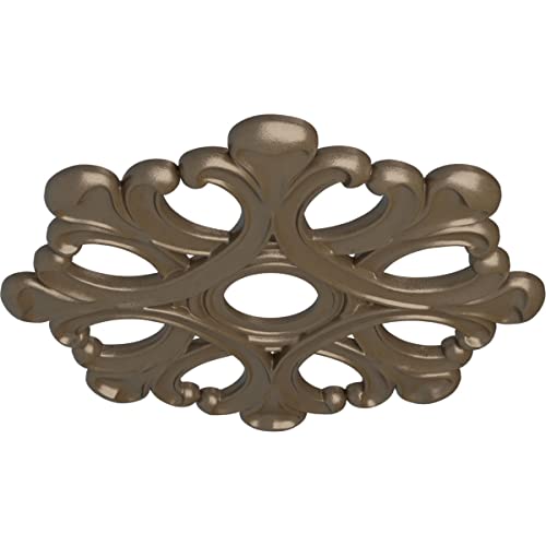 Medalla de techo Ekena Millwork Ángel tallado estilo clásico para decoración elegante 3