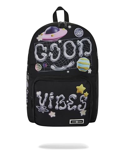 Space Junk Mochila multiuso unissex ESSENTIAL para adultos - Grande (47 cm de altura), Good Vibes, One Size, Mochila multiuso essencial - Grande (47 cm de altura)