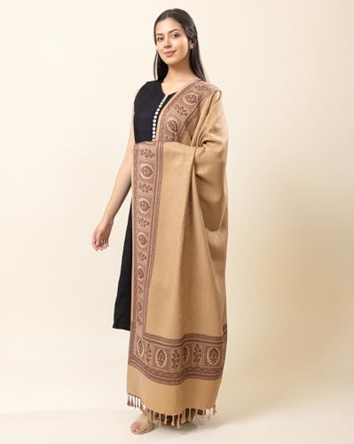 Image of Wrap me Warm Shawl for Women | Soft Viscose Acrylic Poly Wool Shawl - Warm & Lightweight Winter Wrap - Stylish Ethnic Stole for Women - 1010