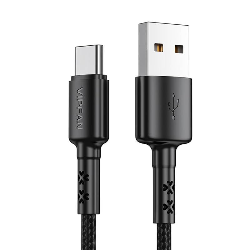 VFAN Ultra-durable Type C Cable Black
