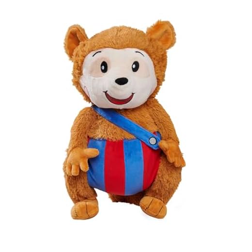 Simba 109241017 - Bobo Siebenschläfer Kuscheltier, Sing mit Mir Plüschtier, spielt Musik, 35 cm großer Kuschelspaß, für Kinder ab den ersten Lebensmonaten geeignet