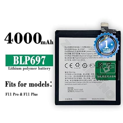 Image of Original BLP697 Battery for Oppo F11 Pro CPH1969 / CPH1823 / CPH1881 / CPH1825 / Battery with 1 Year Warranty**** (N91)