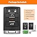 Kilessgo Key Fob Replacement for 2008-2015 Cadillac STS CTS M3N5WY7777A 315MHz 46 5 Buttons