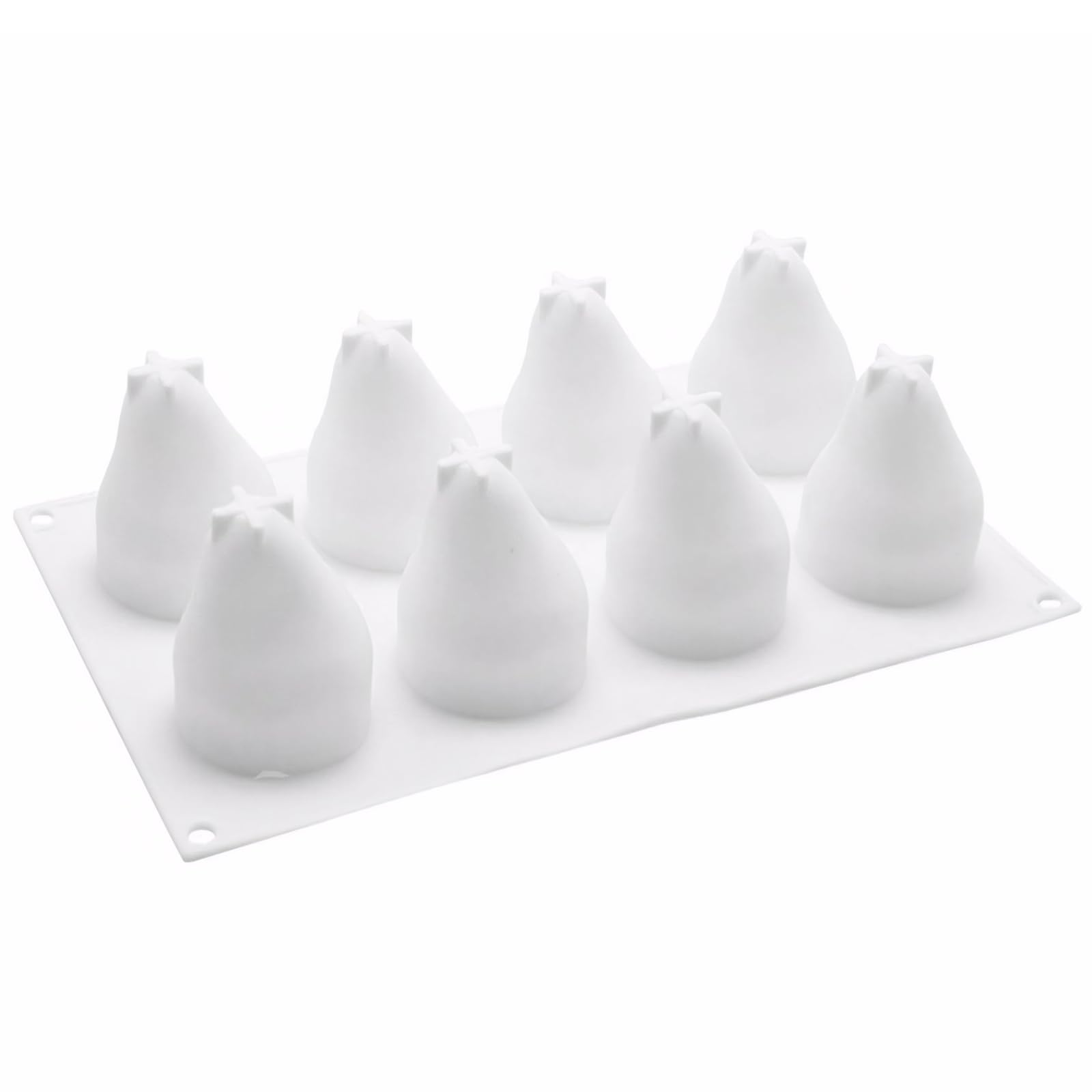 Moule silicone cuisson poire 3D pour gâteau mousse fondant