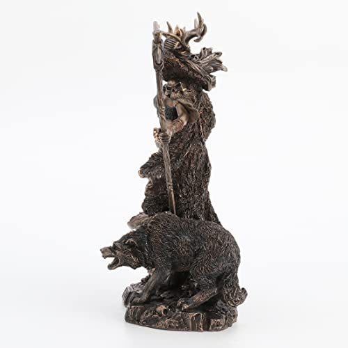 Veronese Design 10.4 Inch Hel Norse Goddess Of Underworld Antique Bronze Sculpture #TOP7