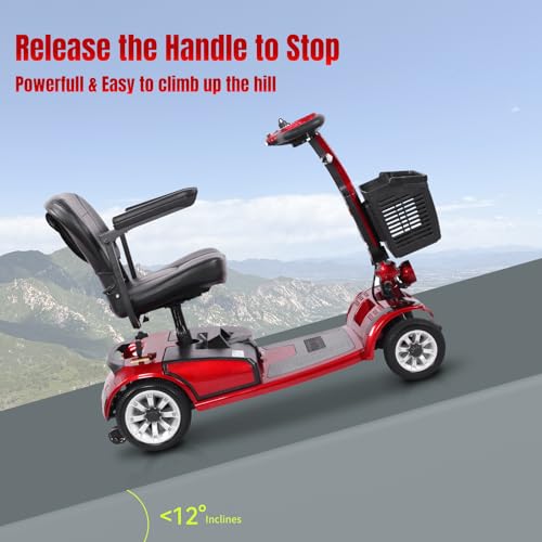 Mobility Scooters for Seniors & Adults, 4 Wheel Electric